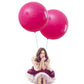 24 Inch Big Round Balloons 7Pcs Thick Giant Balloons For Photo Shoot Wedding Baby Shower Birthday Party Decorations(Hot Pink)