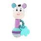Trendivibe Baby Rattles Visual And Brain Development Hand Grips 06 Months Newborn Toys Zebra| Baby Learning Toy | Infant Activi