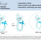 Nerdbugs Neuron (Brain Cell) Plush - Neuron My Mind!