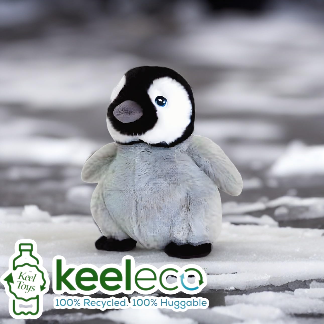 Deluxe Paws 100% Recycled Plush Eco Toys (Baby Emperor Penguin)