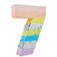 Blue Panda Large Number 7 Pinata For Girl'S 7Th Birthday Party Decorations, Rainbow Pastel (21X15X4 In)