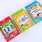 Babygo Teach Kids Alphabets Numbers/Counting And Preschool Educational Learning Flash Cards With Pen And Eraser (Set Of 3)