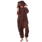 WAFUNNE Animal Onesie Costume for Kids Child Boys Girls Womens Mens Cosplay Halloween Costumes Easter Onesies Tedy Dog XL(17-18years)