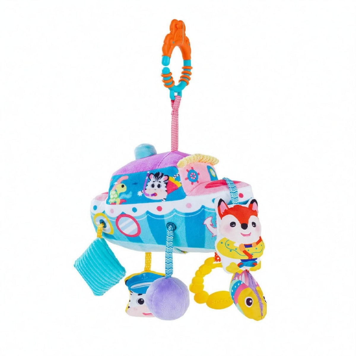 Bnf SoftTextured Infant Pull Toy Soft Hanging Sensory Toy Tactile Colorful For Infants, Ship