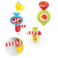 Yookidoo Baby Bath Wall Toy - Waterfall Spinning Gears, Rotating Googly Eyes, Small, Colorful - Model 40162, Mold Free for Ages 1-3