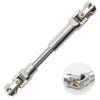 Raflot Drive Shaft Stainless Steel Heavy-Duty Driveshafts for 1/10 RC Car Crawler Axial SCX10 90046 AXI03007 TRX4 Redcat Gen8(75
