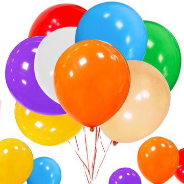 18 Inch Assorted Colors Big Balloon 12 Pack Large Latex Party Balloons Round Helium Balloon For Christmas Wedding Birthday Baby