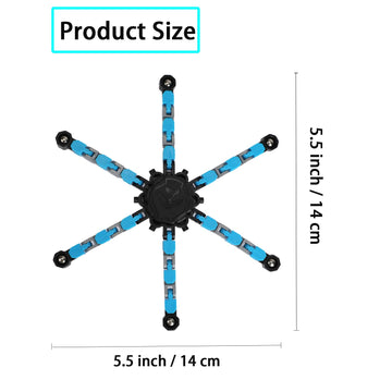 4 Pack Transformable Fidget Spinner Fidget Toys Set, Fidget Spinner Transformable,Sensory Fidget Toys Stress Relief And Anti Anx