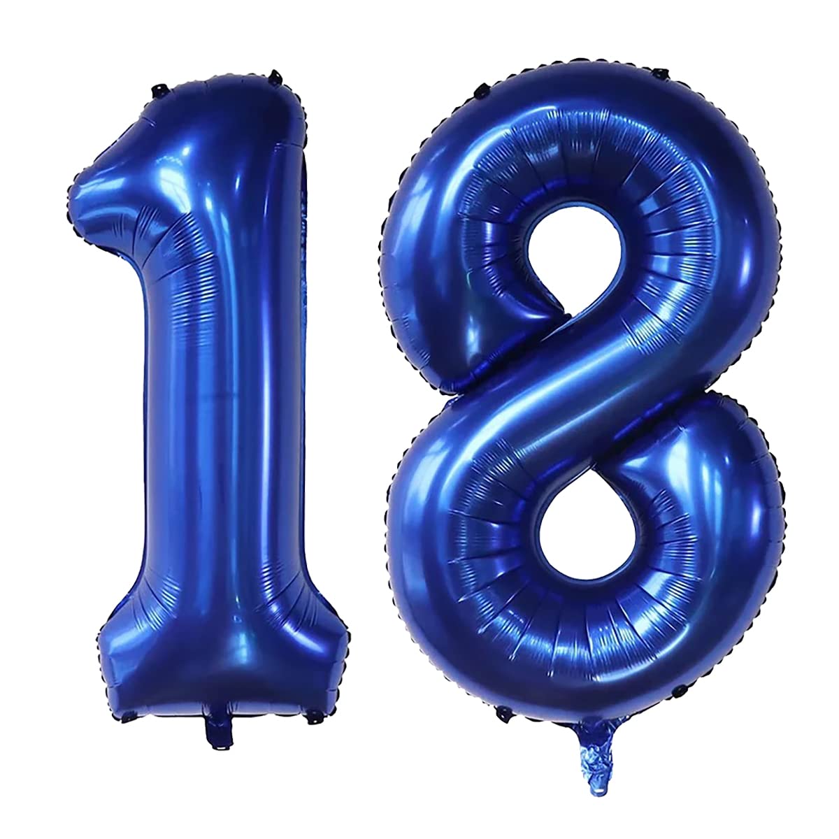 40Inch Navy Blue Number 18 Balloons Self-Sealing Balloon 18 Numbers For Birthday Party Decorations And Anniversary Party Decor (