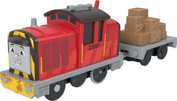 Thomas & Friends Motorized Toy Train Salty Battery-Powered Engine With Cargo Car For Pretend Play​ Preschool Kids Ages 3+ Years