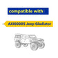 CODA RACING Aluminum High Clearance Links Set&Steering Rod Tie for 1/24 AXIAL SCX24 Jeep Gladiator AXI00005 Upgrades RC Crawler