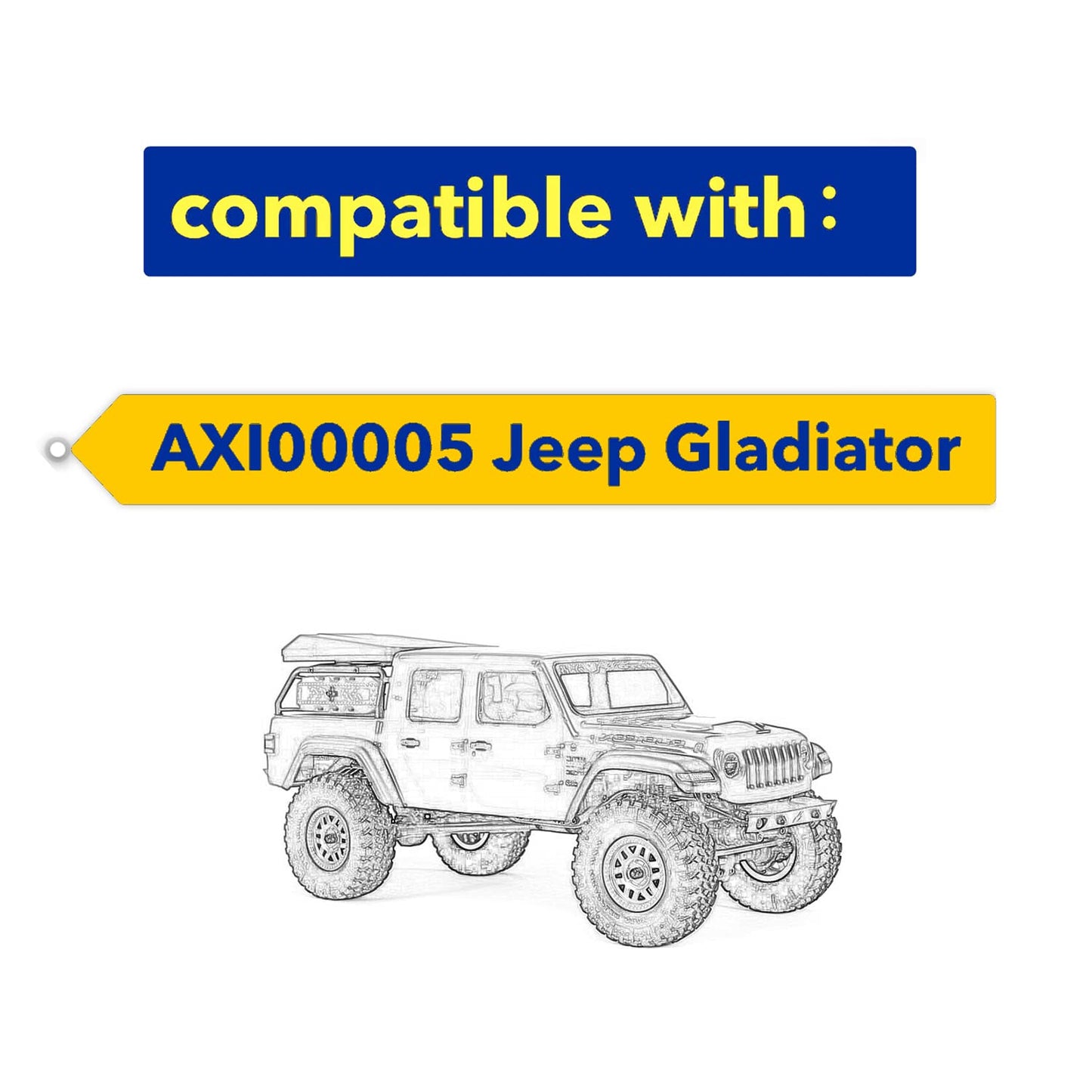 CODA RACING Aluminum High Clearance Links Set&Steering Rod Tie for 1/24 AXIAL SCX24 Jeep Gladiator AXI00005 Upgrades RC Crawler