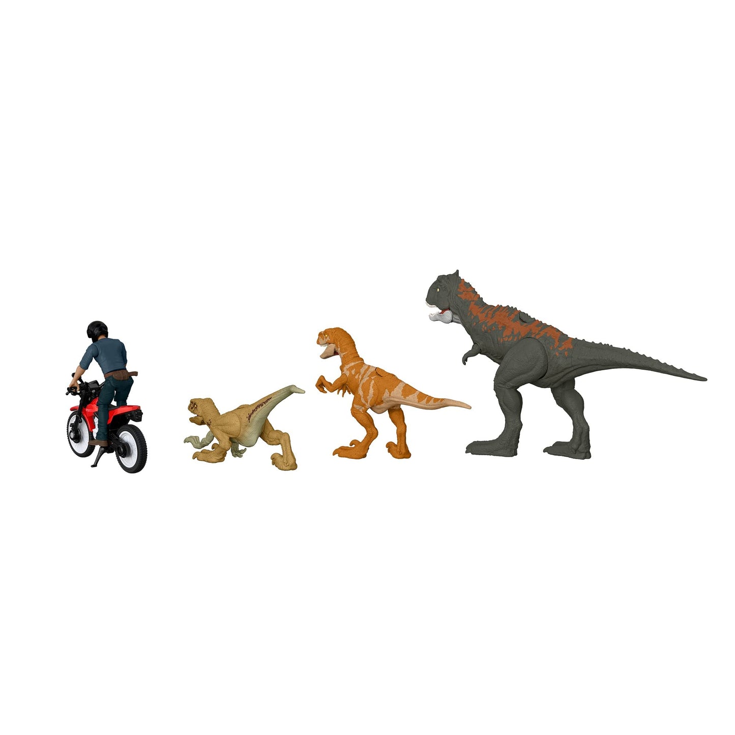 Jurassic World - Legacy Owen Collection And The Dinosaur Escape Set With Motorcycles And The Owen Grady Character, Toy For Children 4+ Years, Hfg64