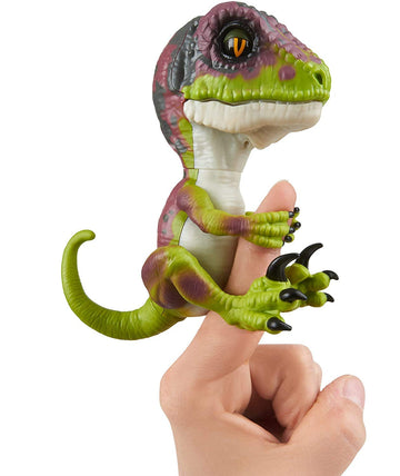 Untamed Raptor By Fingerlings - Stealth (Green) - Interactive Collectible Dinosaur - By Wowwee