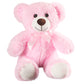 SHAFISH Plush Teddy Bear Cute Stuffed Animal Bear with Bow Plush Toys 13.8 Inches (Pink)