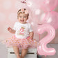 TONIFUL Pastel Pink Number 2 Balloon 40 Inch Aluminum for Girl's Birthday Party, Wedding, Engagement, Photo Shoot Supplies
