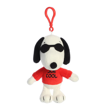Aurora Adorable Peanuts Joe Cool Clip-On Stuffed Animal - Officially Licensed Toys For All Snoopy Fans - Nostalgic Gift For Adul