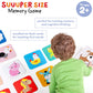 Banana Panda Suuuper Size Memory Matching Kids Game - Includes 24 Extra-Large 6    X 6    Cards - Match The Animals Or Use As Fl
