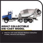 Diecast Masters Caterpillar CT660 Day Cab Tractor w/McNeilus Concrete Mixer | Transport Series Cat Trucks & Construction Equipment | 1:50 Scale Model Diecast Collectible | Diecast Masters Model 85664