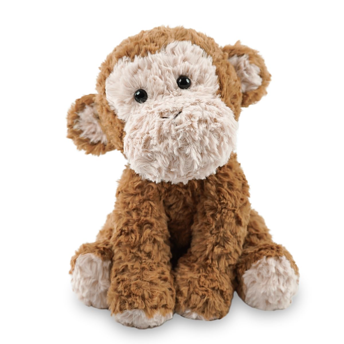 JUSTQUNSEEN Monkey Stuffed Animals Plush Toys,11 inch Stuffed for Boys Girls Kids,Soft Realistic Monkey Stuffed Animal Toys Ador