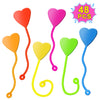 Valentines Sticky Hands Bulk 48PCS Valentines Day Gifts for Kids Classroom Prizes Valentines Party Favors for Kids Stretchy Hear