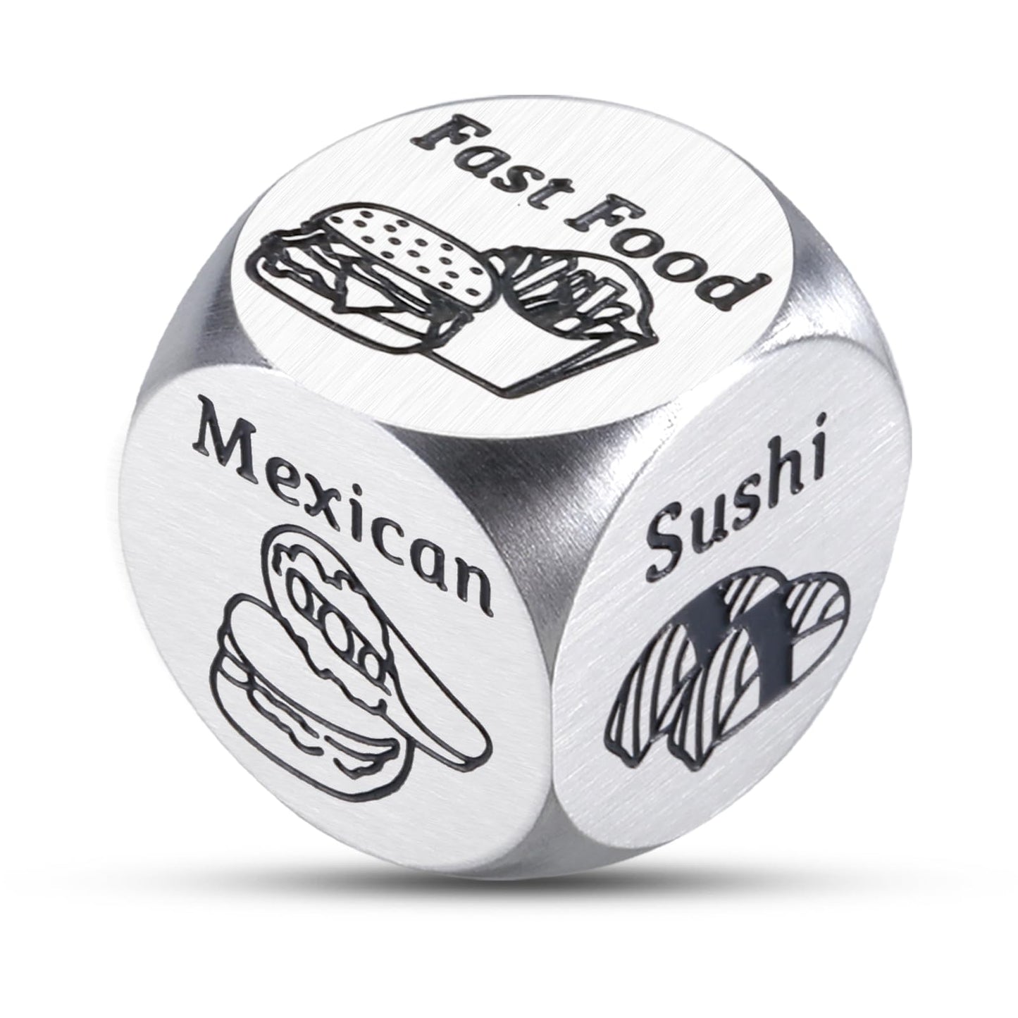 What to Eat for Dinner Dice, Food Dice, Valentines Day Gifts for Her Him Boyfriend Girlfriend, Valentine Gifts for Women Men, Va