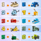 Veais Number Transforming Toys, Number Alpha Bot Military Transforming Robet Toys For Tollders Montessori Teaching, School Class