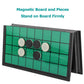 Vikutu Reversi Game - Portable 9.7" Folding Board with Extra Storage Box - Plastic