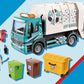 Playmobil City Recycling Truck 2022 Model 70885 - Colourful Plastic Toy Vehicle