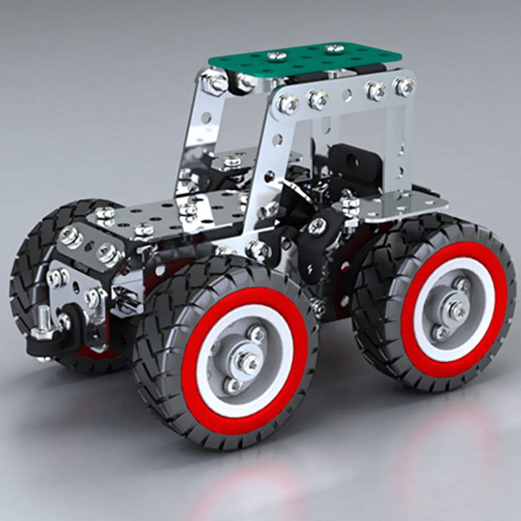 Merishopp Blocks Building Construction Bricks Diy Agricultural Vehicle Educational Toy|1 Diy Agricultural Vehicles Toy Set