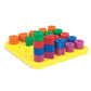Learning Resources Stacking Shapes Pegboard, Toddler Pegboard, Stacking Pegboard Set, Fine Motor Toy, 27 Piece Set, Ages 2+