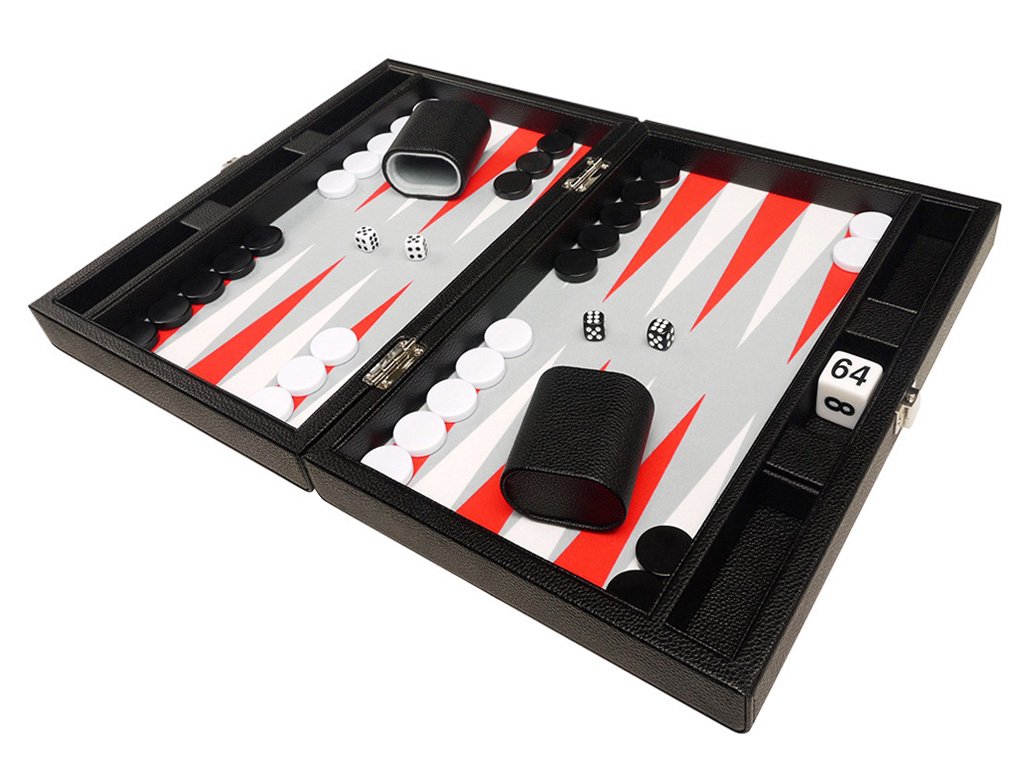 13-inch enhanced Backgn Set - Travel Size - Black Board  White and Scarlet Red Points