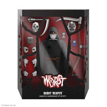 Super7 Ultimates! The Worst Robot Reaper - 7'' The Worst Action Figure With Accessories Collectibles And Retro Toys