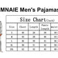 Yimanie Mens Satin Pajamas Set Classic Sleepwear Loungewear Silver Grey