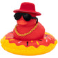 Wonuu Car Accessories Rubber Ducks Dashboard Decorations Rubber Duck Pink Accessories Dashboard Duck Car Decorations Car Ducks For Dashboard Car Duck Car Dashboard Decorations, Bg-Red-Tophatred