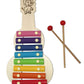 Antlantic Wood Store Wonderful Voice Multicolor Wooden Gitaar Xylophone For Kids Musical Toy With 8 Notes