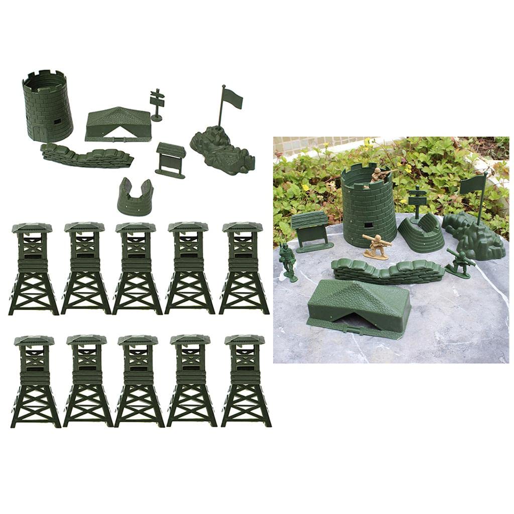 Ecomistiq Base Set Solider Wargame Accessories For Sand Scene Model Building | Models & Kits