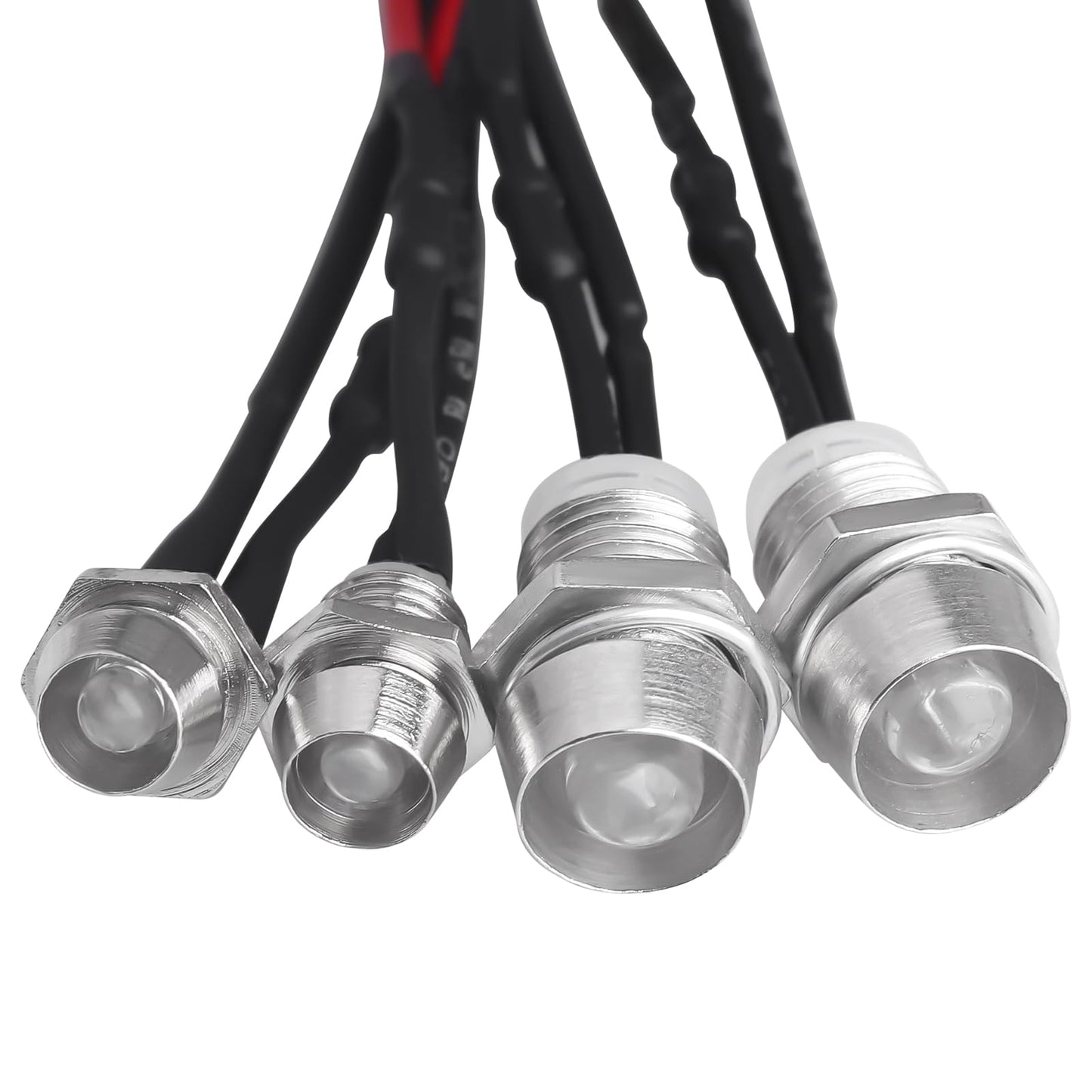Hobbyfire Rc Car Lights 4Leds Light Kit Headlights Taillight For Traxxas Slash Arrma Axial Scx10 Redcat Losi Tamiya Hsp Hpi Rc4W