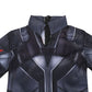 Quenny new black widow girls game dress up,Halloween party role-playing costume. (Black, Large)