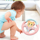GOPSZOME Car Backseat Copilot Steering for the Children, Little Driver Toy with Lights, Multiple Traffic Sounds & Suction Cup Ba