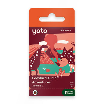 Yoto Ladybird Audio Adventures Collection: Vol. 1 - Kids 5 Audio Cards For Use Player & Mini All-In-1 Audio Player, Screen-Free