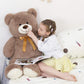 Tezituor Big Teddy Bear 40'' Giant Stuffed Animal Plush Toys Life Size Teddy Bear Plushie Gifts for mature-themed & Children Kids Boys Girls or Kids Soft Bear for Valentines Day Chrismas Birthday Baby Shower