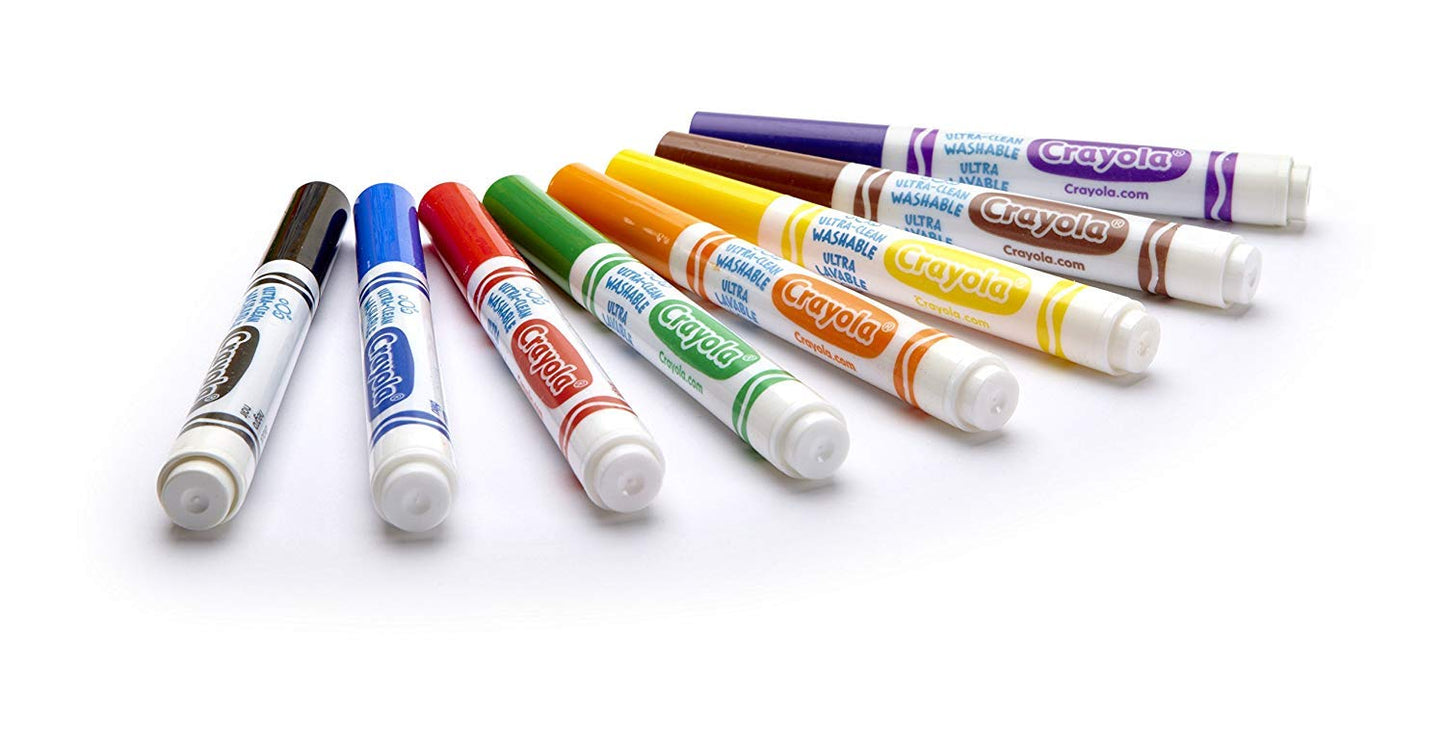 Crayola 8ct Washable Markers Fine