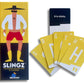 Blue Orange Slingz Card Game - Fast & Fun for 2-7 Players, Black, Small, Model 09082, Ideal for Kids, Teens, Adults, Game Nights