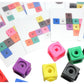Jumbo Snap Block Patterns Busy Bag - Fine Motor and Pattern Matching Children's Toy Busy Bag Activity