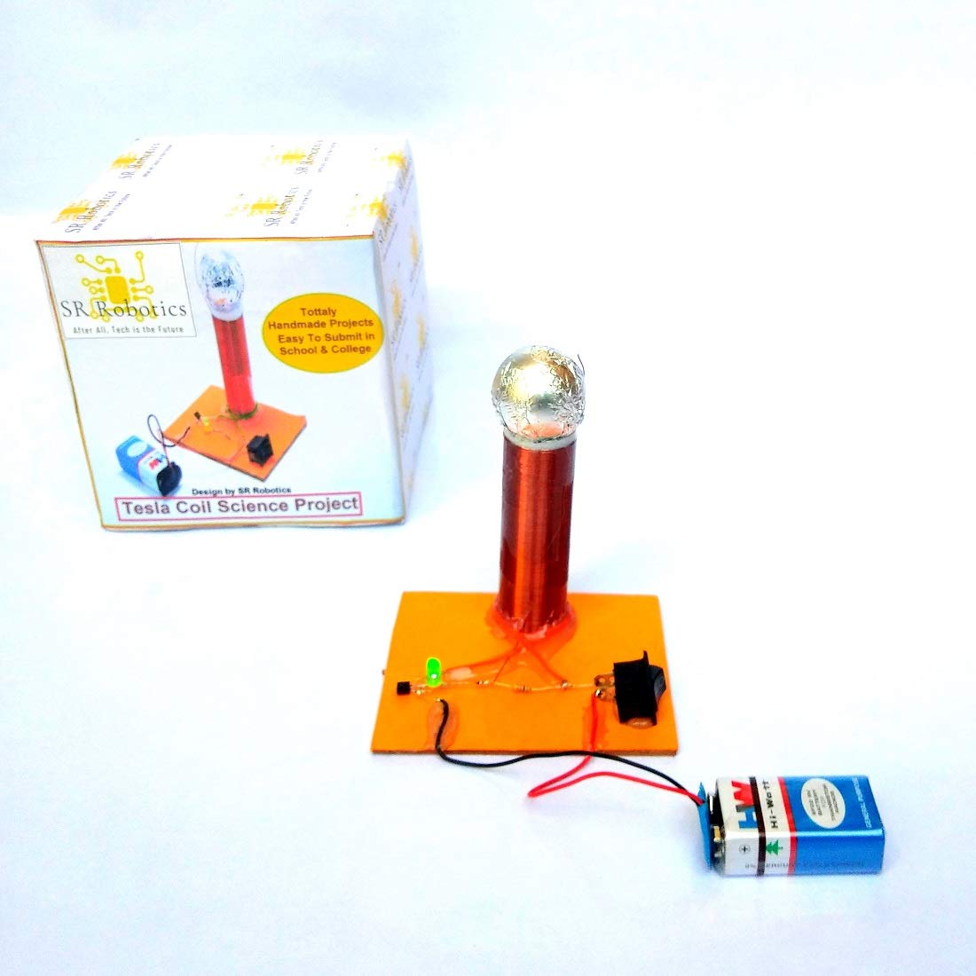 Srrobotics Tesla Coil Science Project Invented By Nicola Tesla Innovation Model