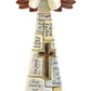 Praying Angel Faith-Filled Robes Whitewashed 4 x 10.5 Resin Tabletop Figurine