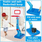 Toddler Basketball Hoop Height Adjustable Kids Basketball Hoop For Indoor Outdoor Play Portable Basketball Goal Poolside Basketball Hoop For Swimming Pool Basketball Toy For Kids Age 1-3 2-4 4-8