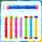 Navdlizu 8 Pcs Diving Pool Toys, Underwater Training Diving Sticks For Kids Colorful Pool Sinking Toys With Storage Bag Swimming