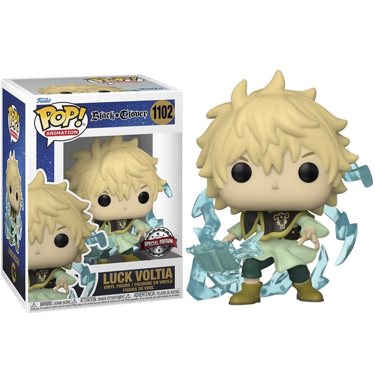 Funko Pop! Black Clover Luck Voltia Figure - St